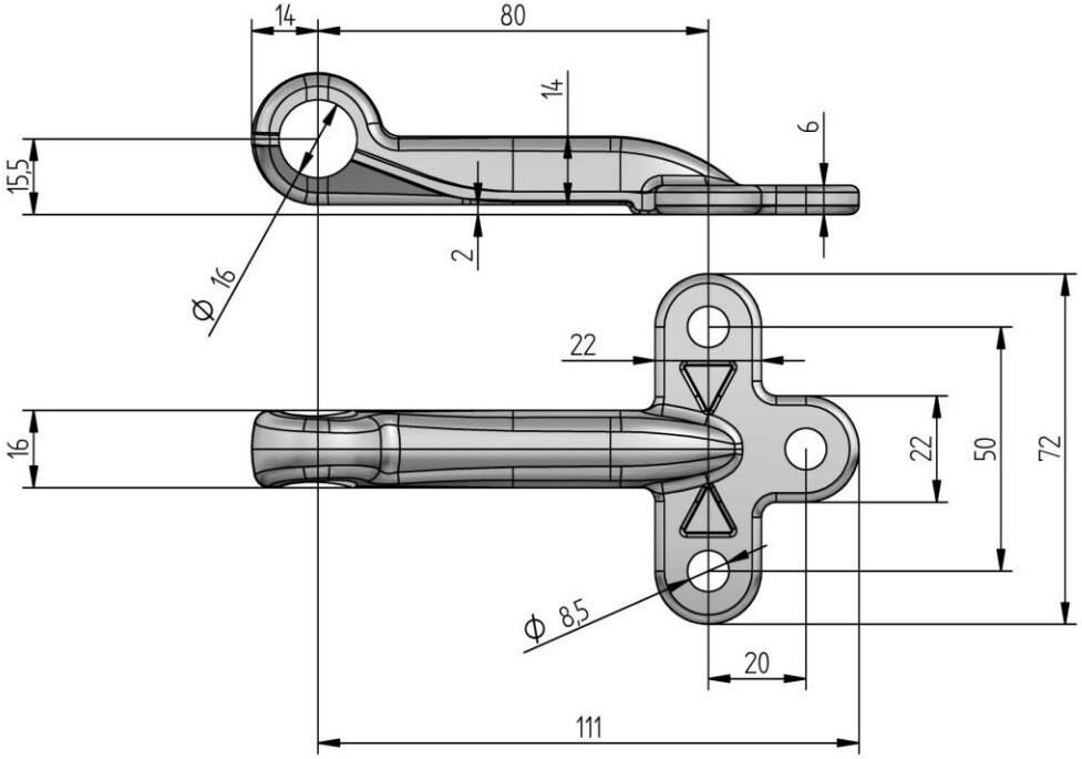 Bünte invasive fbs gr.1 d = 16,0 Länge 125 mm