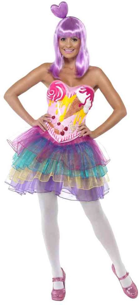Vegaoo Candy-Kostüm für Damen – Fasching – Größe M