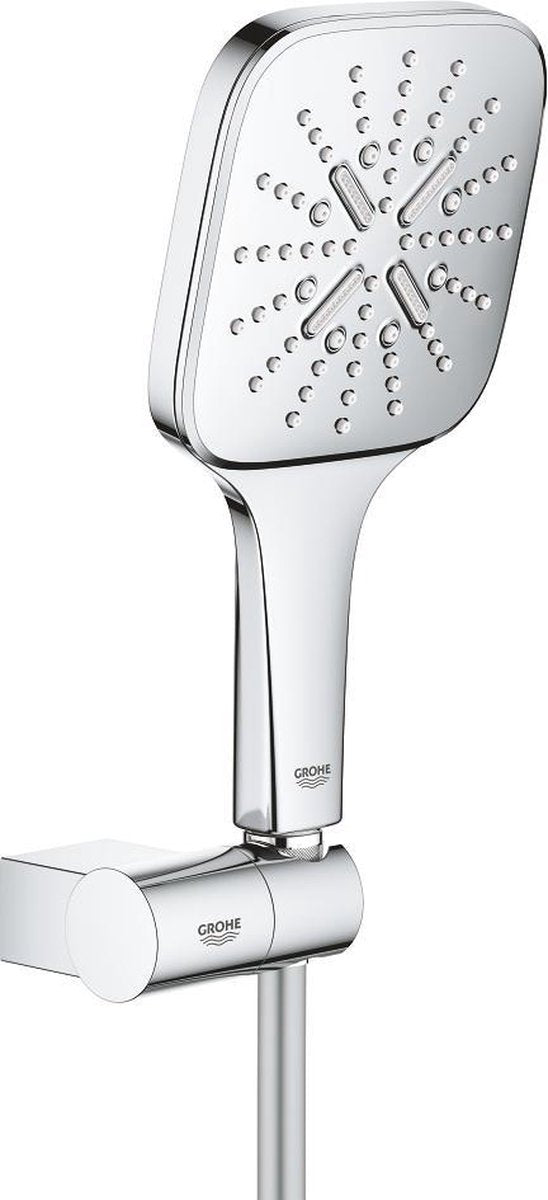 Grohe Rainshower Smartactive Cube 130 Wannenset – 3 Strahlarten – verstellbar – Chrom – 26588000