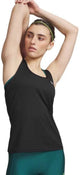 Under Armour Tech Mesh Racer Tank-Blk Damen-Sportshirt – Schwarz – Weiß