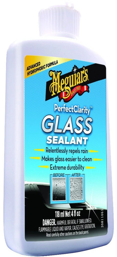 Meguiar's Meguiar's Perfect Clarity Glasversiegelung – 118 ml – Glasversiegelung Auto – hydrophobe Wasserabweisung – Glasschutz