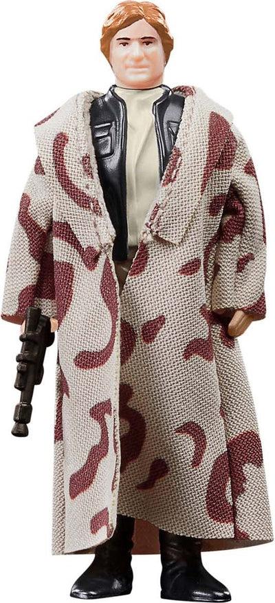 Disney Hasbro Star Wars Actionfigur Han Solo (Endor), 10 cm, Episode VI, Retro-Kollektion, mehrfarbig