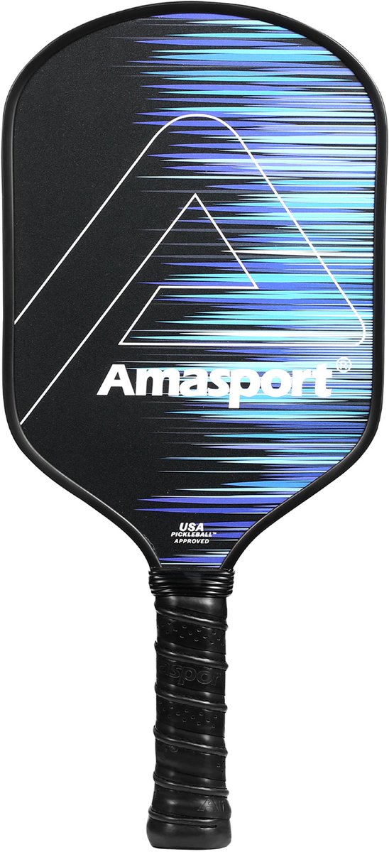 Ama Sport Pickleball-Paddel PA016-DNP blau – Carbon-Paddel – Leistungskontrolle –