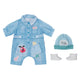 Baby geboren Deluxe Jean insgesamt 43 cm