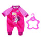 Baby geborenes Baby geborener Romperrosa