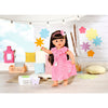 Baby geboren trendy blumdress 43 cm