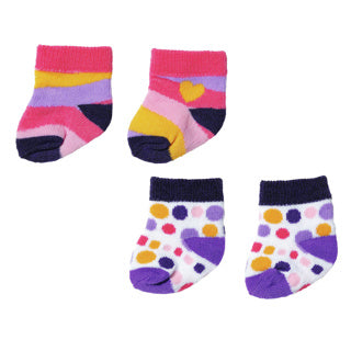 Baby born Socken 2x 2 sort. 43cm