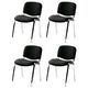 Besucherstuhl Nowy Style Plus Chrom Schwarz