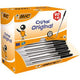 Bic Cristal Vorteilspack mit Kappe, mittelschwarz