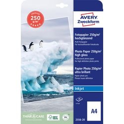 Fotopapier Avery Zweckform weiß