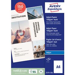 Fotopapier Avery Zweckform weiß
