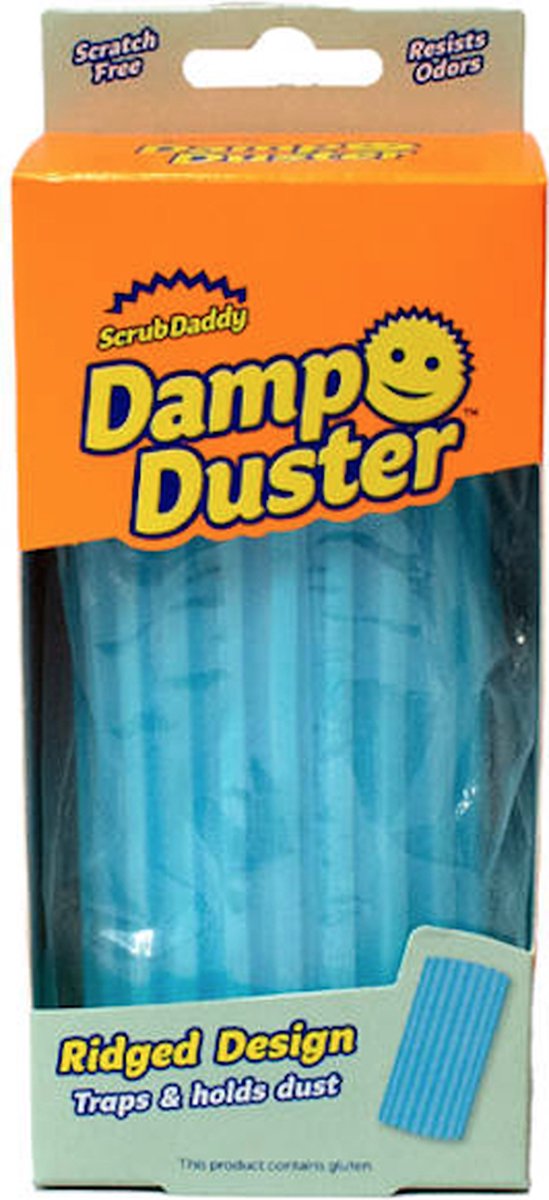 Scrub Daddy - Vapor Duster Hellblau - 1 Stück - Entfernt Staub - Einfach und schnell Staub, Schmutz und Flecken entfernen