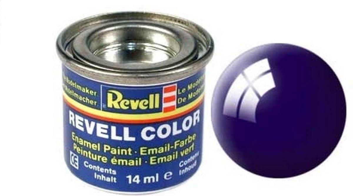 Revell Farbe für Modellgebäude Nummer 54 Nacht Blau Glossy