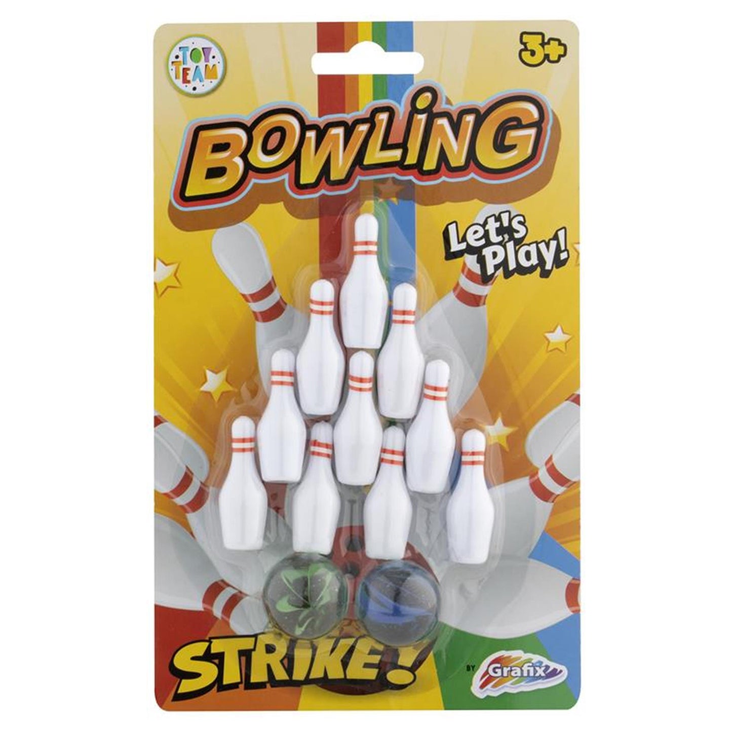Grafix Mini-Bowling-Set 20x12cm