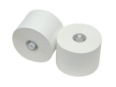Toilettenpapier mit Kappe recycelt 2 Lagen (36x 100m)