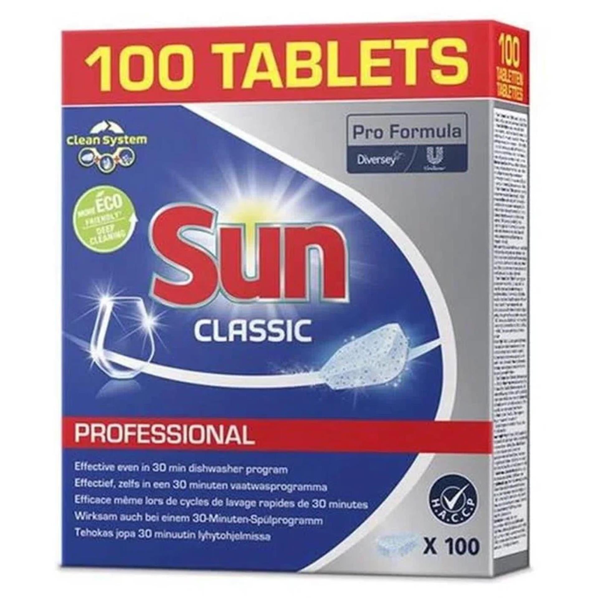 Sun Spülmaschinentabs Classic 100 Stück