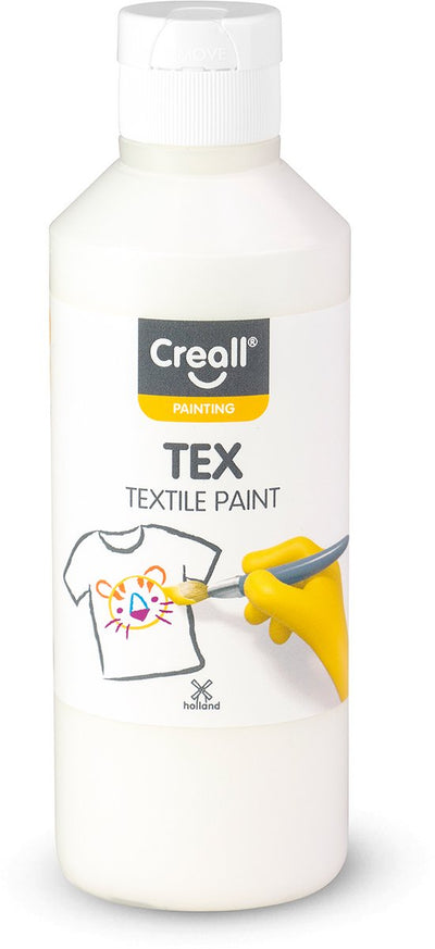 CRARL Textile Paint White, 250 ml