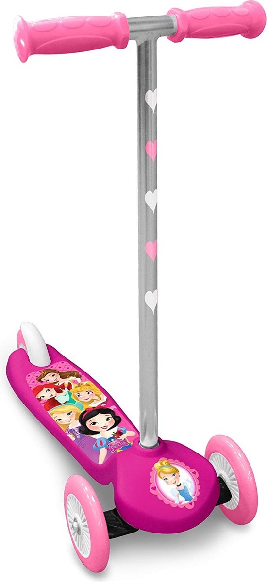 Prinzessin 3-Rad-Kinder Schritt Fuß Bremsmädchen rosa
