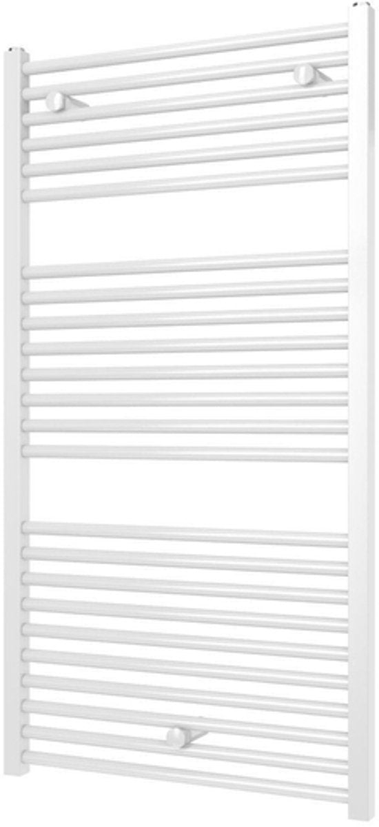 Plieger Quadro Designheizkörper – Handtuchheizkörper – 113,5 cm x 60 cm – 627 Watt – Weiß