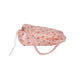 Puppenbett faltbar rosa Blume
