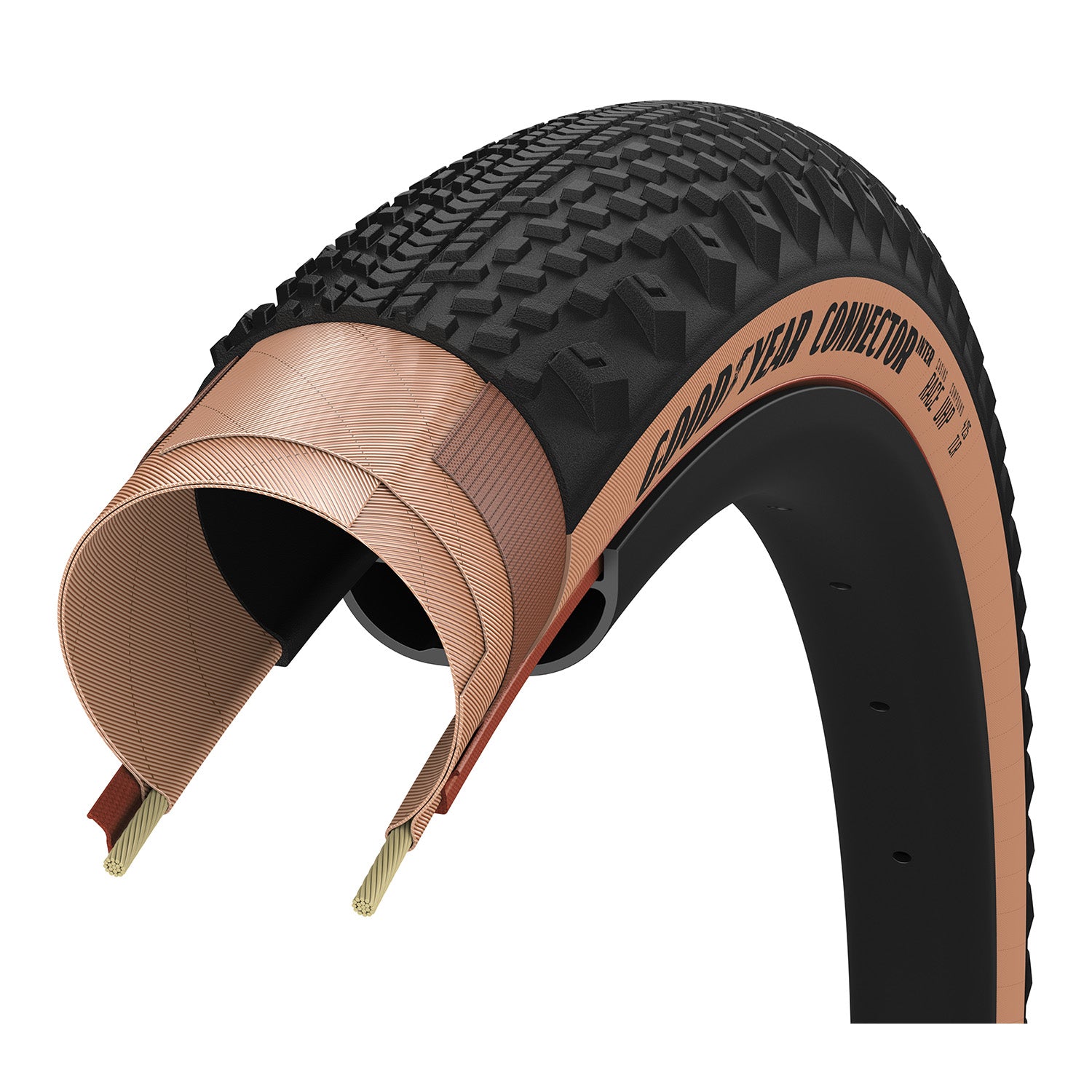 Goodyear - Verbindungsstück zwischen Rennen TLR 700x45c transparent