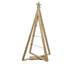 Decoris Weihnachtsbaum Holz Metalllinien 114x22x64