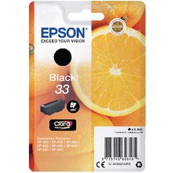Tintenpatrone Epson C13T33314012 schwarz