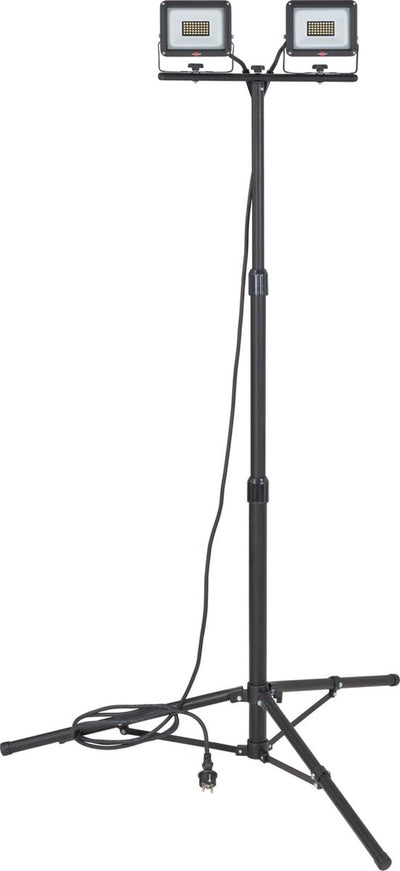 Brennerstuhl LED-Bauleuchte mit Stativ jaro 6060 t, 4800lm, 2x 20w, 3m h07rn-f 3g1.0, IP65 - 1171250444