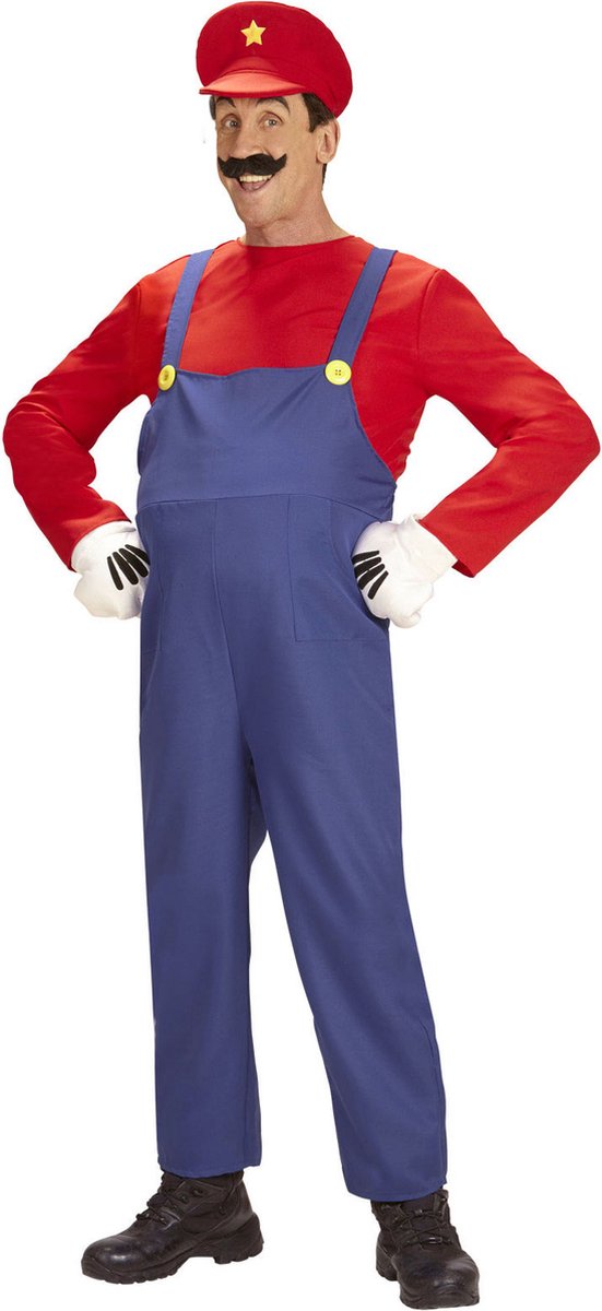 Finidi Klempner Mario | Mann | groß | Karnevalskostüm | Kostüm