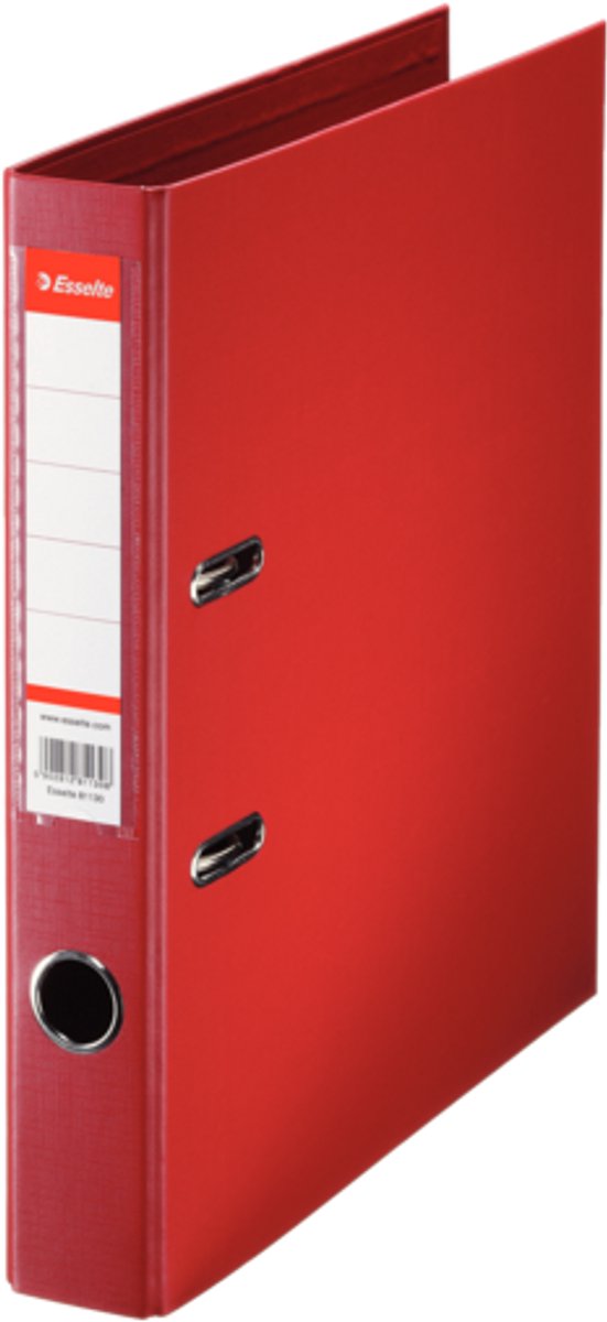 Esselte Standardbinder rot – A4 – 50 mm – ohne Kantenschutz