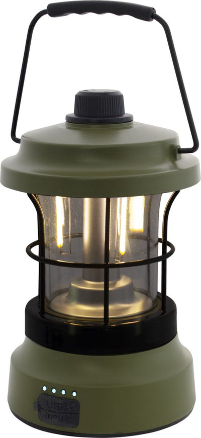 Eurotrail Retro-Tischlampe – Oliv