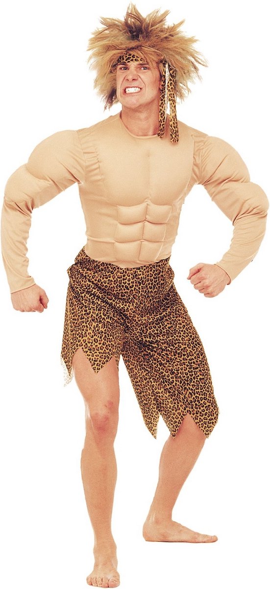 Widmann Muskel-Dschungelmann-Kostüm für Herren – Fasching – Größe L