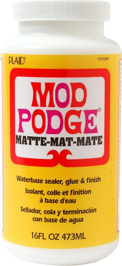 Mod Podge Mat – Kleber und Versiegelung für Hobby und Dekoration – 473 ml