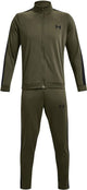 Under Armour UA Rival Knit Track Suit-GRN Herren-Trainingsanzug – Navy OD Green – Schwarz