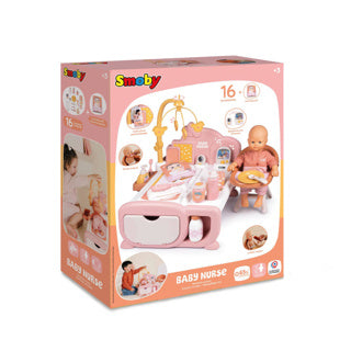 Puppenpflegeset 3 in 1 rosa