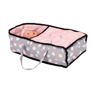 Puppenwagen 2 in 1 grau Pink 66,5 x 37 x 69 cm