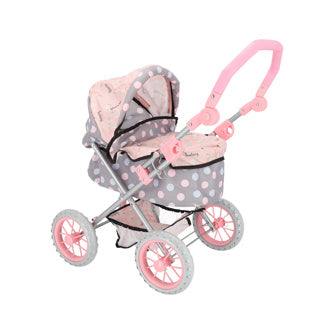Puppe. + Care Bag Grey Pink 65x35.5x75 cm