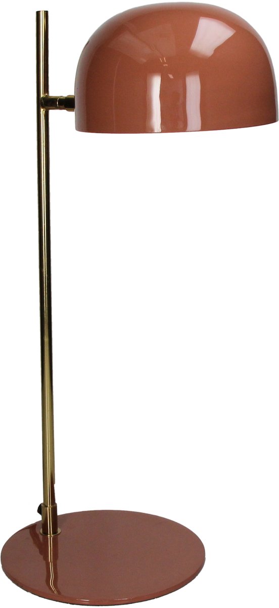 HD Collection Tischlampe aus Metall, lila, 25 x 19 x 50 cm