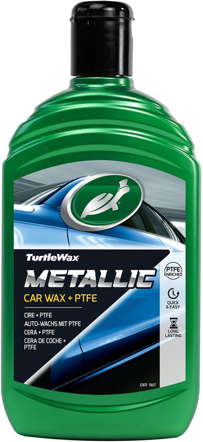 Schildkrötenwachs, metallisches Wachs + PTFE – langanhaltender Schutz – wasserabweisende Eigenschaften – hinterlässt keine Rückstände oder Streifen – 500 ml