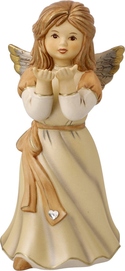 Goebel - Weihnachten | dekorative Statue Figur Engel Wünsch dir was ii | Keramik – 15 cm
