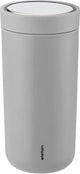 Markenloser Sans Marque Stelton to go Click-Thermosbecher hellgrau 0,2 l
