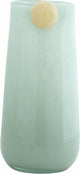 Present Time Vase Bolita groß – grün – ø16 cm – Glas – skandinavisch – Blumenvase – Heimdekoration – dekorative Vase für Wohnzimmer oder Schlafzimmer
