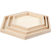 Kreativfirma Holzschalen vielfältig, 3 3 Set von 3