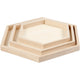 Kreativfirma Holzschalen vielfältig, 3 3 Set von 3