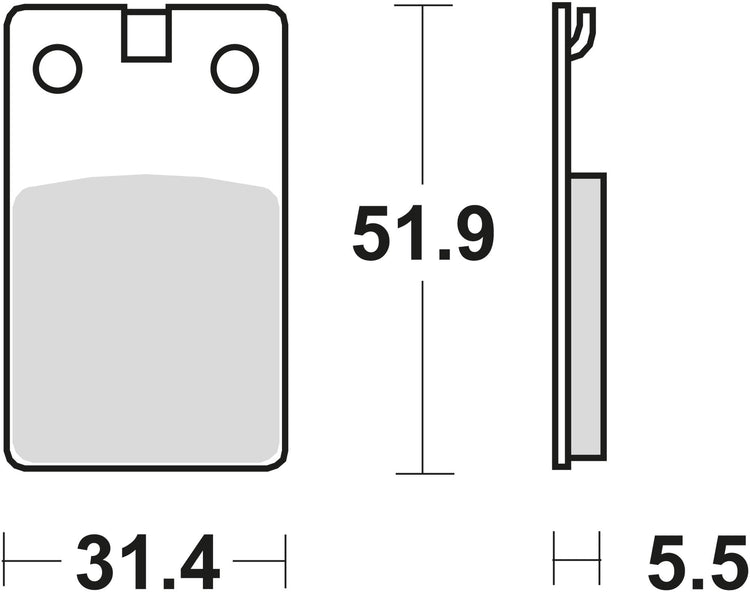 TRW BREAKPAD MCB 564 Bio -Standard