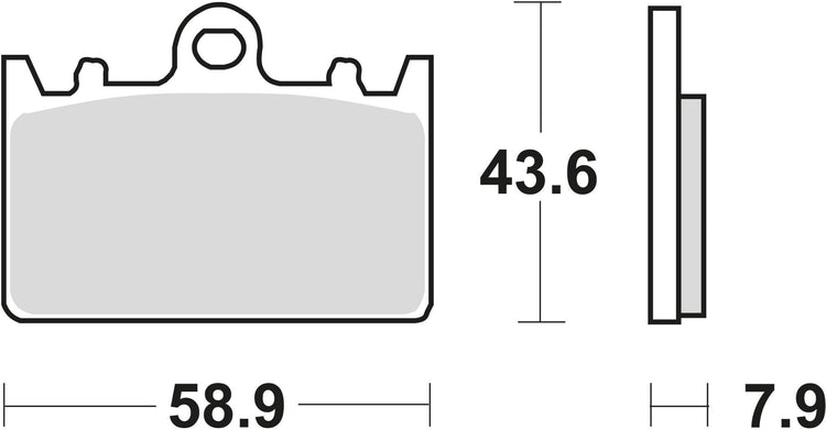 TRW BREAKPAD MCB 643 Bio -Standard