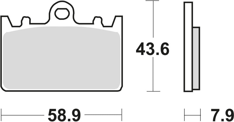 TRW BREAKPAD MCB 643 Bio -Standard