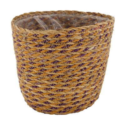 Natursammlungskorb Seegras ø18x16cm multi