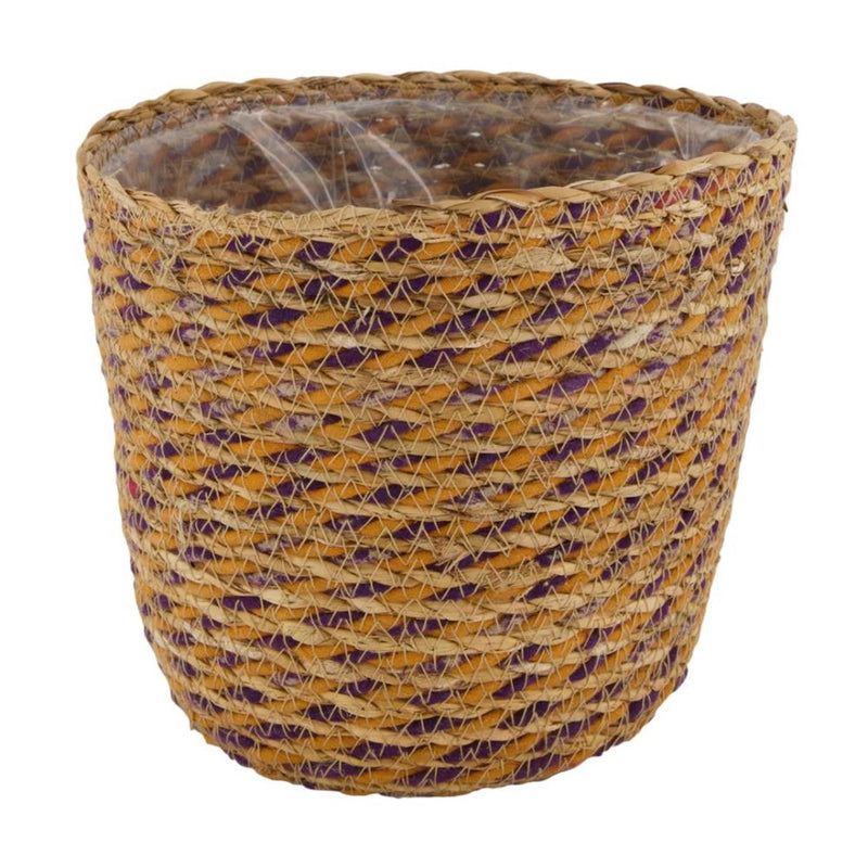 Natursammlungskorb Seegras ø18x16cm multi