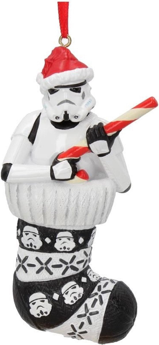 Nemesis Now – Star Wars Weihnachtskugel – Stormtrooper im Strumpf